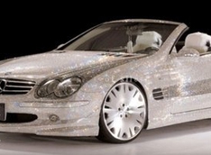 Mercedes Benz SL600 украсили стразами