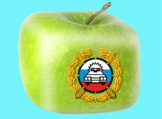 Нарушителей ПДД угостят яблоками