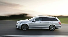 Универсал E 63 AMG показали в движении