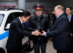 Hyundai ix55 передали милиции