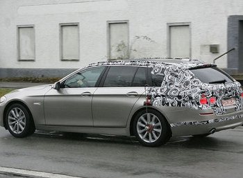 Универсал BMW 5 серии не ушел незамеченным