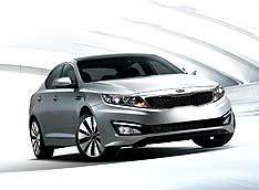 Kia Magentis выросла в размерах 