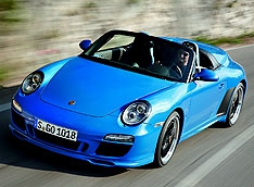 Porsche привезет синее чудо