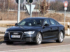 Audi S6 засветилась перед камерой