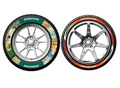 Bridgestone раскрасит шины по желанию покупателей