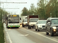 Московские автобусы проследят за нарушителями ПДД