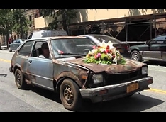 Владелец 30-летнего Civic устроил своему авто похороны