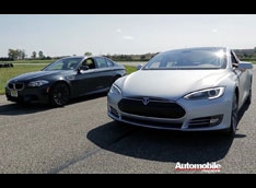 Tesla Model S против BMW M5