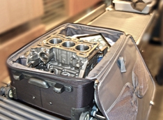 Ford EcoBoost 1,0-литра приехал на выставку в чемодане