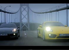 Промо-видео Porsche Cayman попало в сеть