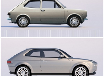 Дизайнер создает старшего брата Fiat 500