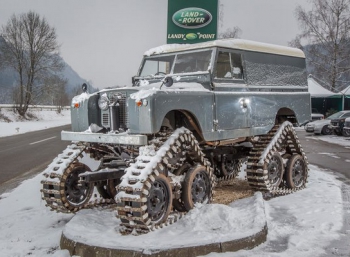 Land Rover с генами гусеницы