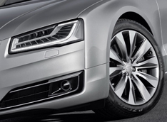 Audi оборудует свой седан А8 пластиковыми колесами