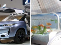 У китайского концепта в салоне аквариум. А почему бы и нет?