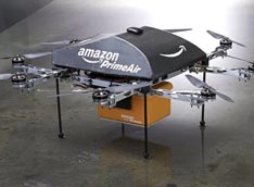 Amazon заменит фургоны беспилотными летательными аппаратами