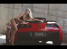 Corvette на дисках Forgiato с девушкой или сами по себе 