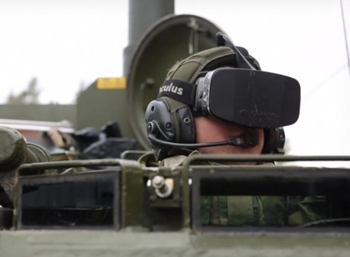 Норвежские танкисты используют очки Oculus Rift