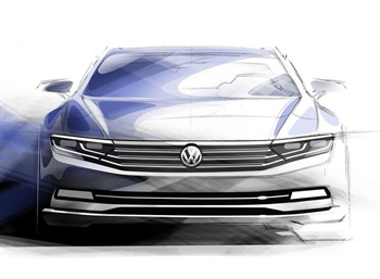Volkswagen рассекретил изображения нового Passat
