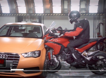 Ducati тестирует мото-подушку безопасности