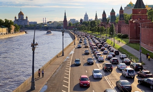 Москва вошла в пятерку городов мира с самыми большими пробками