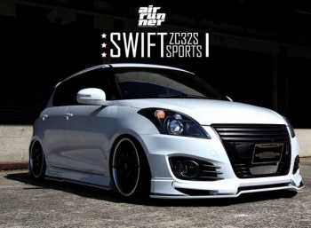 Suzuki Swift Sport получил бодикит и пневмоподвеску