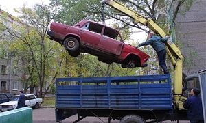 С начала года в Москве утилизировали 200 брошенных автомобилей