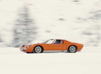 Единственная Lamborghini Miura, приспособленная для снега