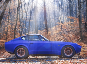 Медно-синее совершенство: Datsun 280Z от Vilner