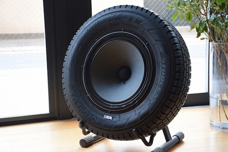 Seal Recycled Tires Speaker соединил в себе музыку и любовь к автомобилям
