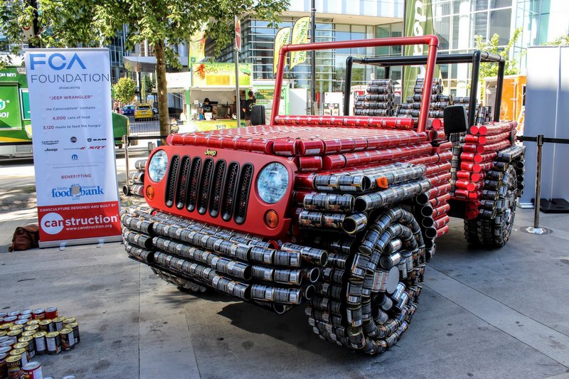 Этот Jeep Wrangler сделан из консервных банок