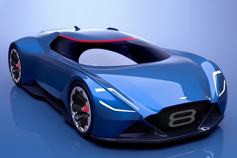 Дизайнер создает футуристичный Aston Martin 