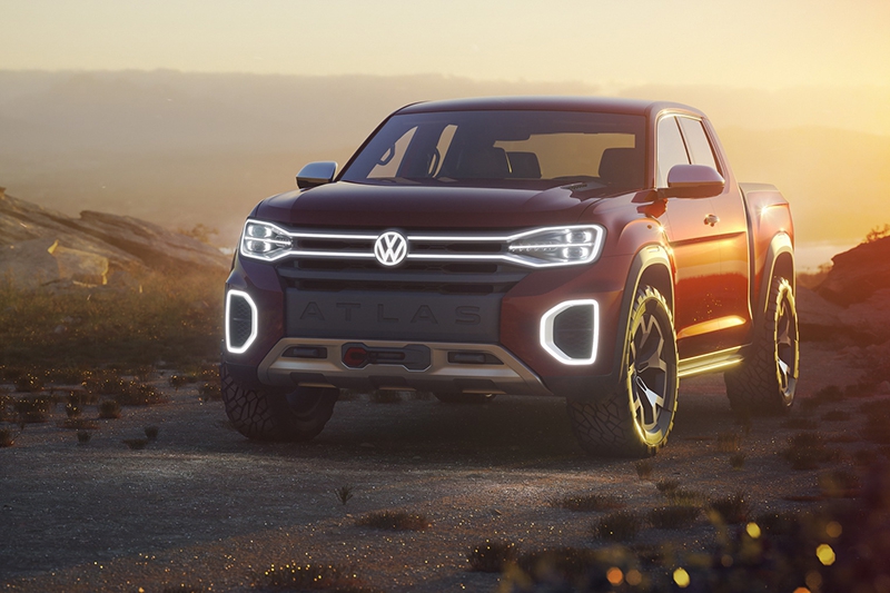 VW представил шикарный концептуальный пикап Tanoak