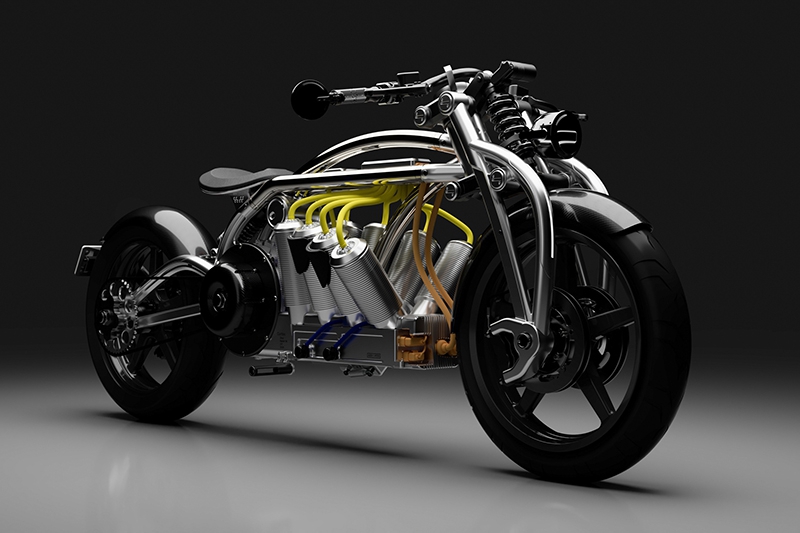 Curtiss Zeus: электромотоцикл с классно выглядящим силовым агрегатом