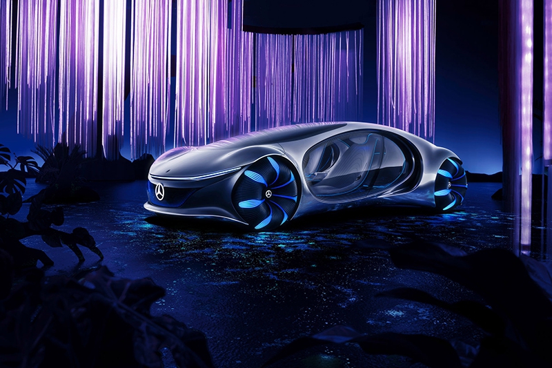 Вдохновленный «Аватаром» концепт Mercedes объединяет человека, машину и природу