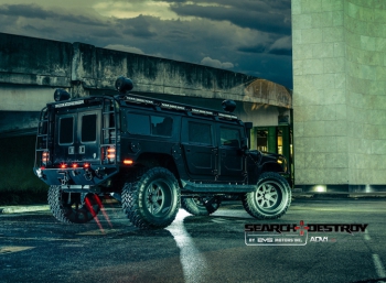 Зловещий Hummer H1 от EVS Motors