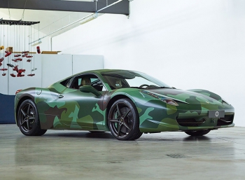 Что вы думаете о камуфляжном  Ferrari 458 Italia Лапо Эльканна?