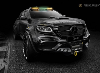 Carlex готовит самый эксцентричный шестиколесный Mercedes X-Class