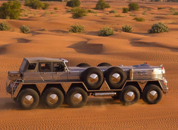 "Корабль пустыни": десятиколесник на базе армейского грузовика